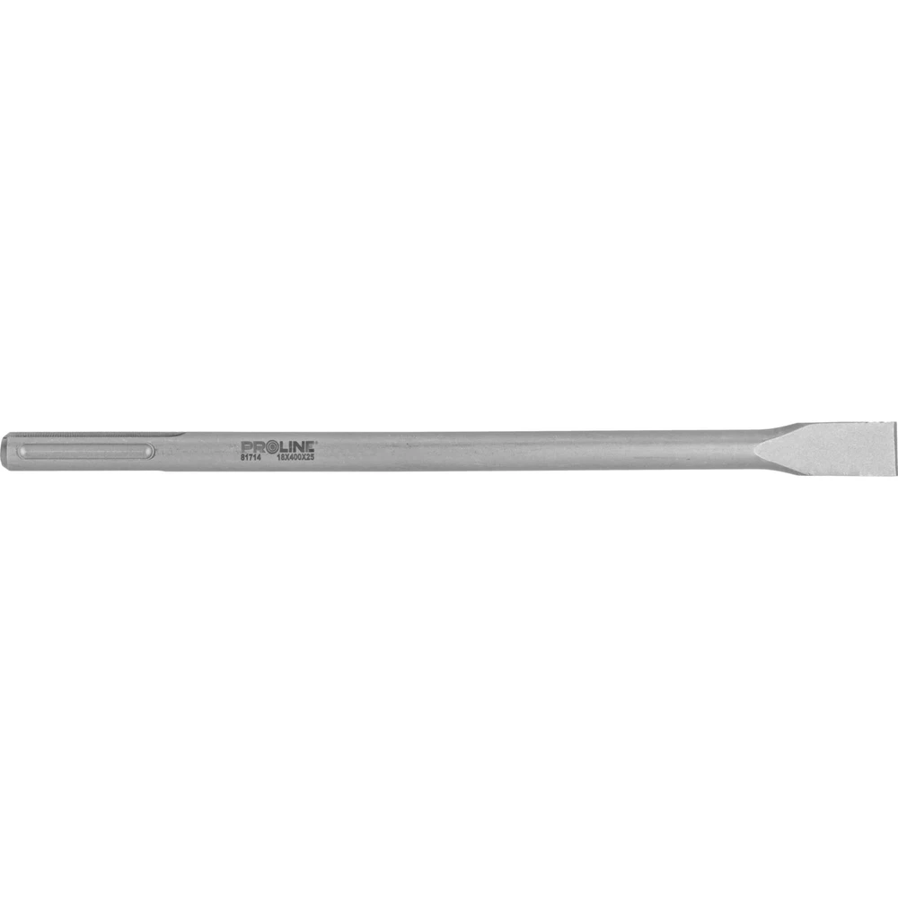 Grąžtas Dłuto Betono kaltas SDS max 18 * 400 mm plokščias siauras 25 mm proline