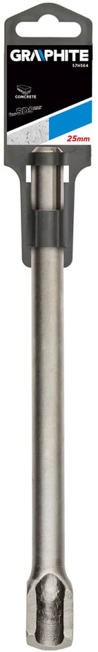 Graphite Dłuto SDS Max kaltas 18 x 25 x 350 mm, U formos rankena