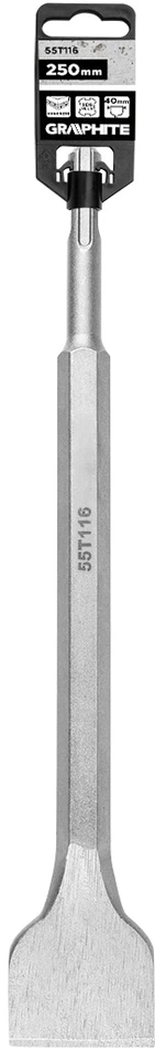 Betono kaltas GRAPHITE SDS Plus 40 x 14 x 250 mm