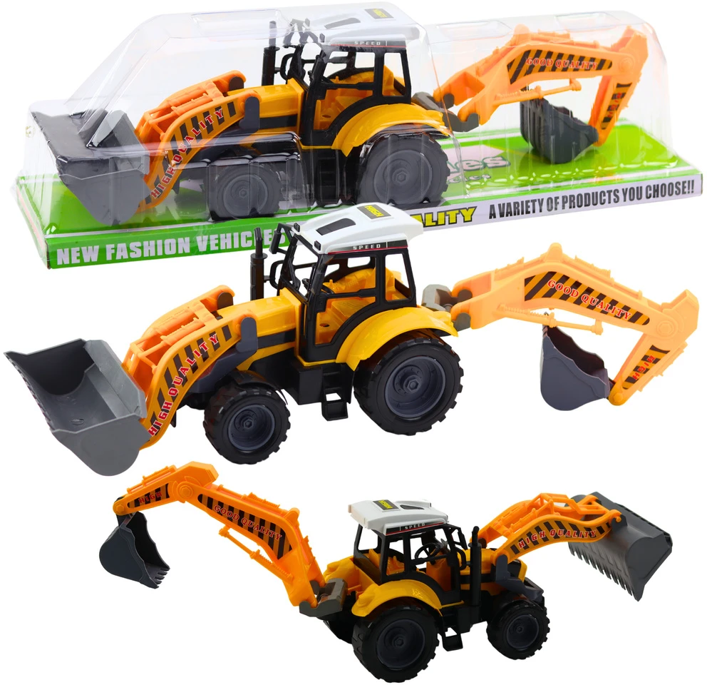 Lean Toys Ekskavatorius–krautuvas