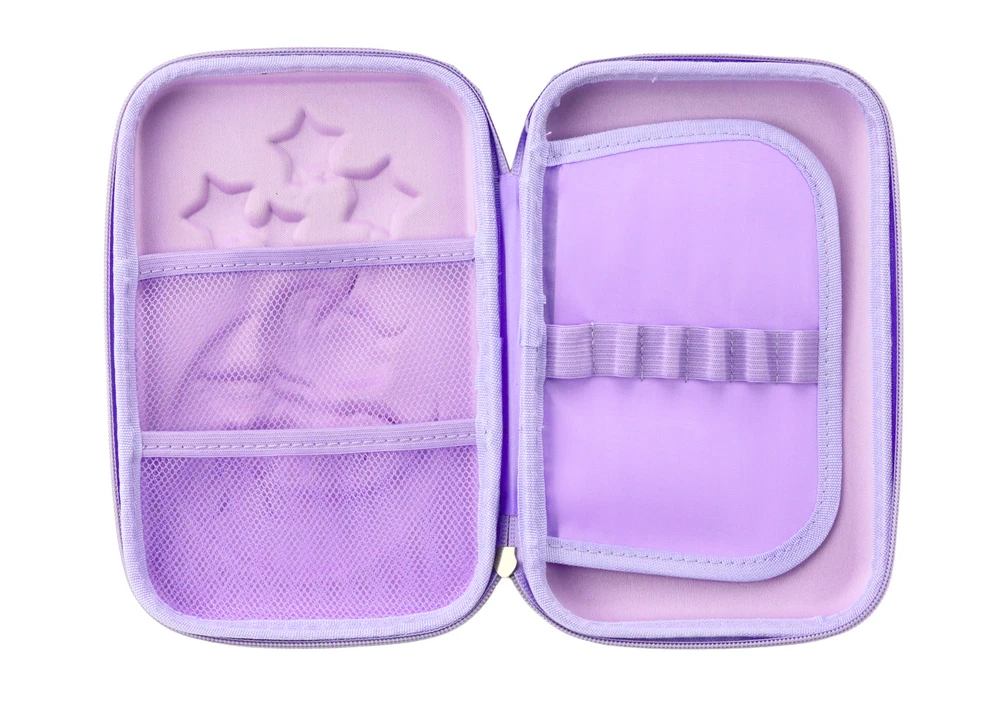 Lean Violetinė vienaragio pieštukinė, 23x15x5 cm