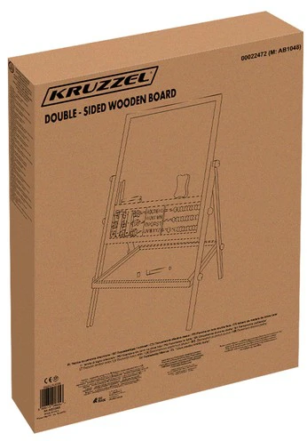 Dvipusė medinė lenta Kruzzel 22472