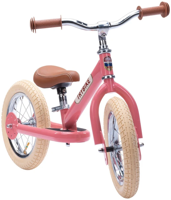 Dviratis-trybike - 2 plieniniai ratai - Vintage Rose (30TBS-2-PNK-VIN)