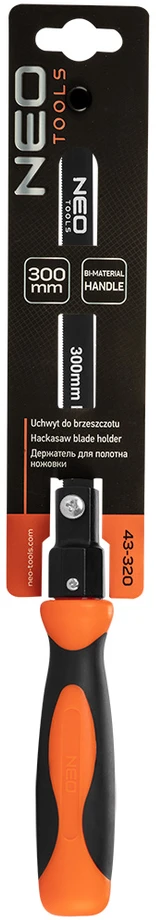 Dwukomponentowy Dviejų komponentų rankenos hakaselio ašmenų laikiklis NEO 300 mm