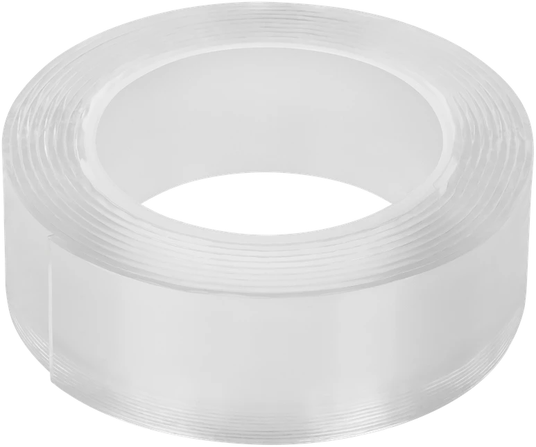 Dwustronna REBEL dvipusė tvirtinimo juosta (1 mm x 25 mm x 2 m) skaidri