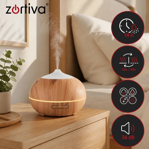 Aroma diffuser - humidifier 400ml Zortiva