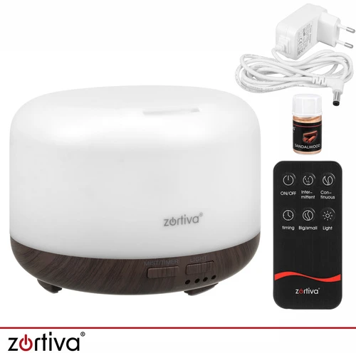 Aroma diffuser - LED humidifier with remote control Zortiva