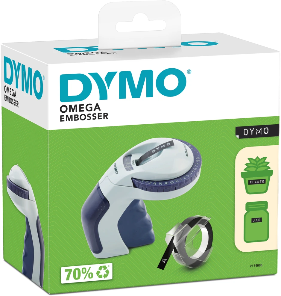DYMO - Omega Home reljefinio spausdinimo etikečių spausdintuvas DK/NO (2174605)