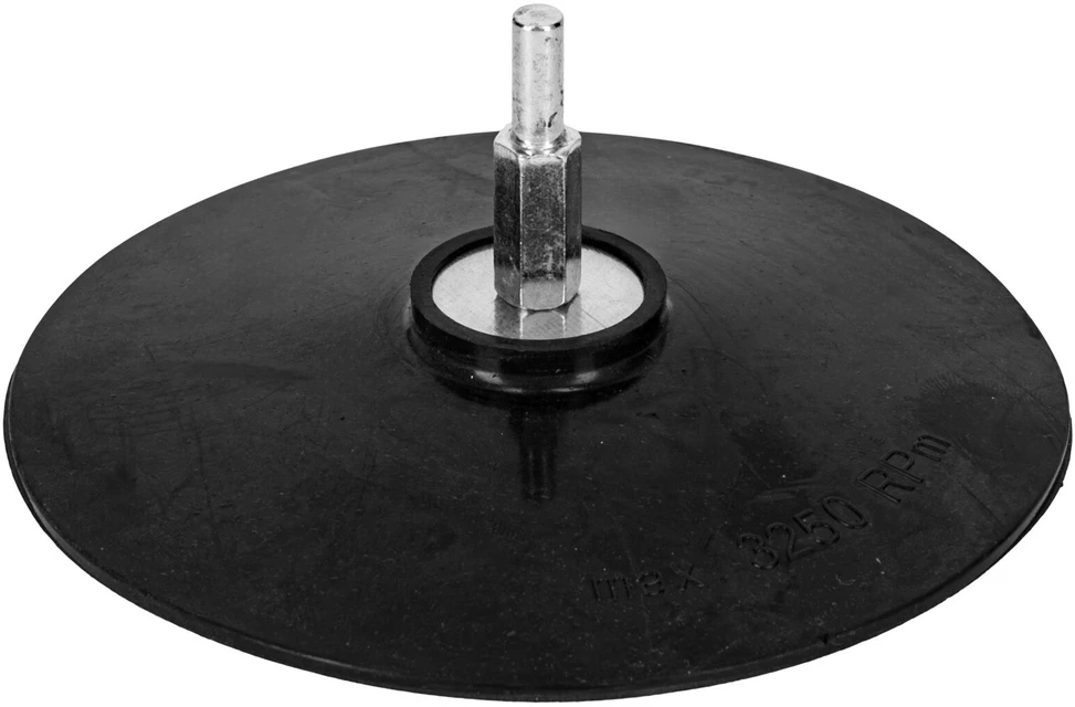 Dysk Przystawka Disko tvirtinimo detalė, skersmuo 125 mm, velenas, skersmuo 6 mm (sraigtas), proline