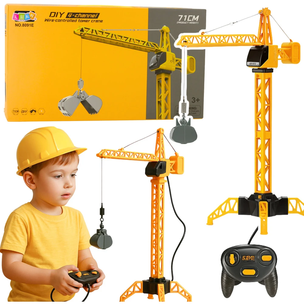 Lean Toys Nuotoliniu būdu valdomas kranas 71 cm