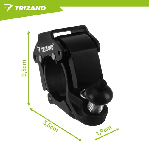 Mechaninis dviračio skambutis 7,5x4,5x2cm Trizand