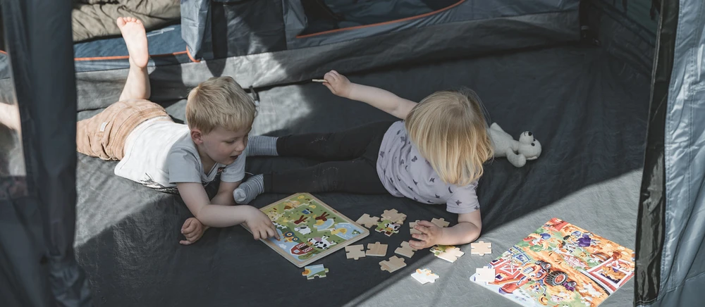 Easy Camp Lengva stovyklos palapinė | Skarvanas 4 | 4 asmenys | Mėlyna