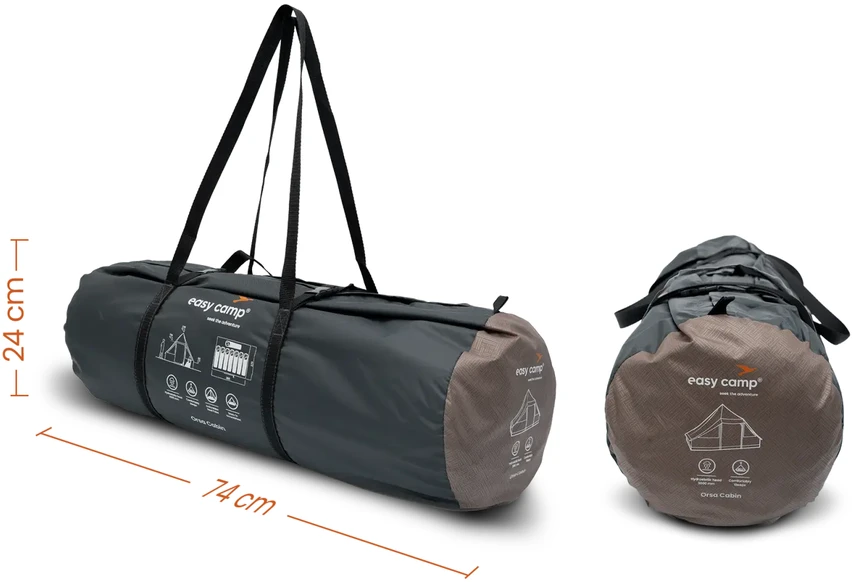 „Easy Camp“ – „Orsa“ namelis – tamsus smėlis
