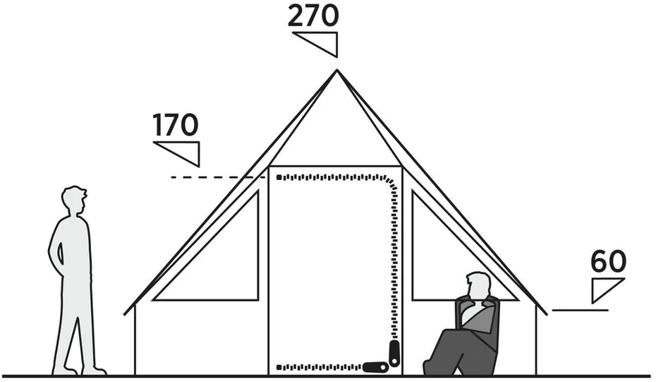 „Easy Camp“ – „Orsa“ namelis – tamsus smėlis