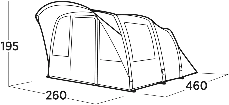 Easy Camp - Palapinė Senja 4 Air