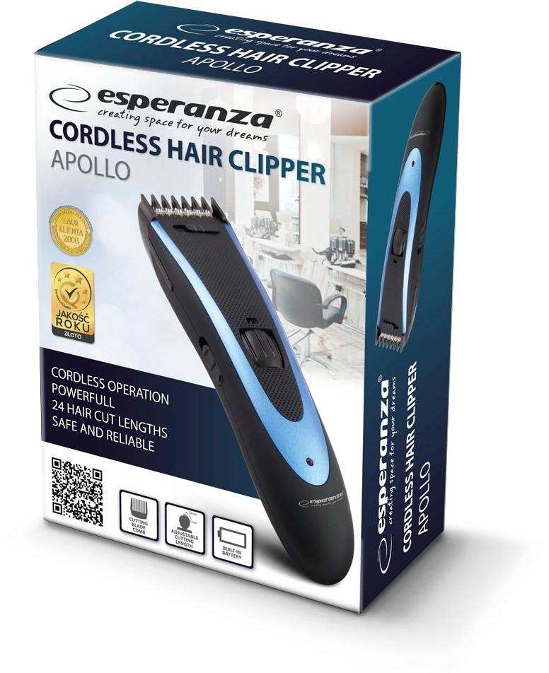 Shaver for cutting Esperanza EBC004 Apollo (juodos spalvos)