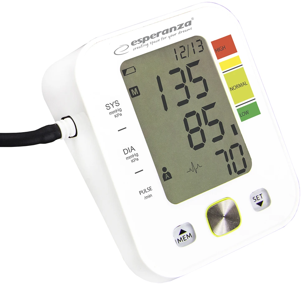Kraujospūdžio matuoklis ESPERANZA ECB003 - 5901299954256 VERVE ARM BLOOD PRESSURE MONITORIUS