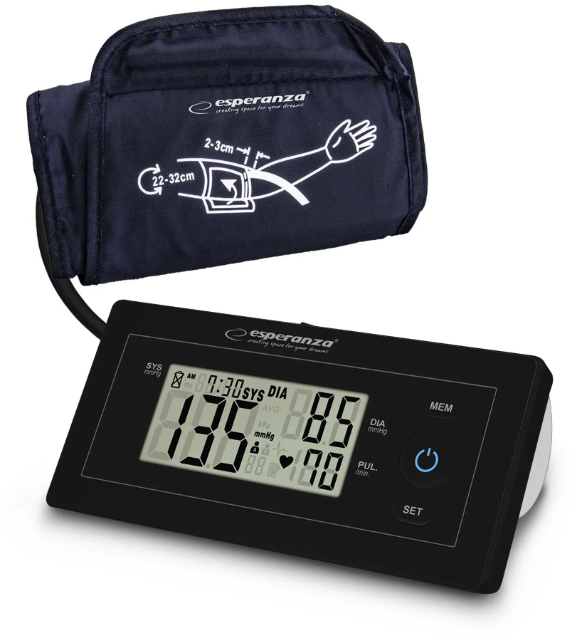 Kraujospūdžio matuoklis Esperanza ECB008 upper arm blood pressure monitorius