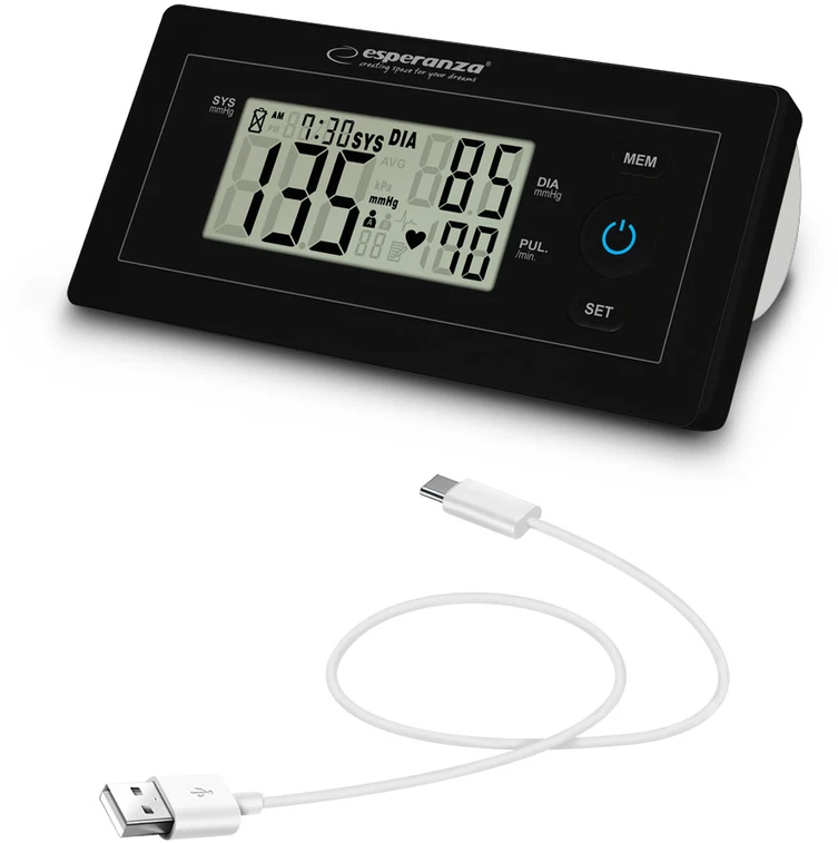 Kraujospūdžio matuoklis Esperanza ECB008 upper arm blood pressure monitorius
