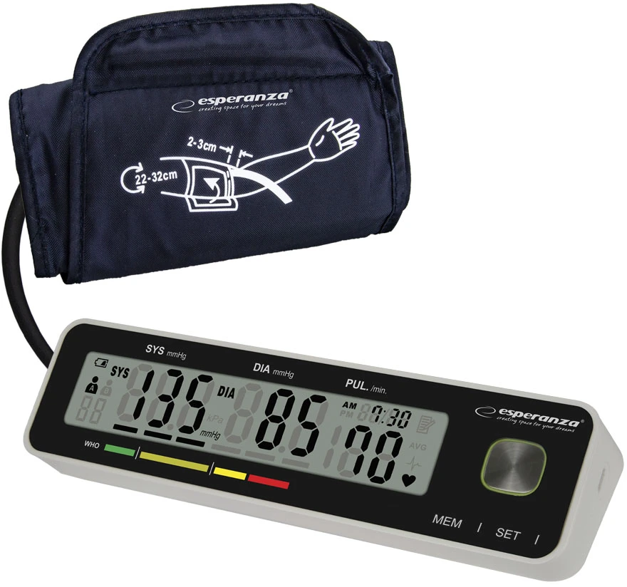 Kraujospūdžio matuoklis Esperanza ECB009 upper arm blood pressure monitorius