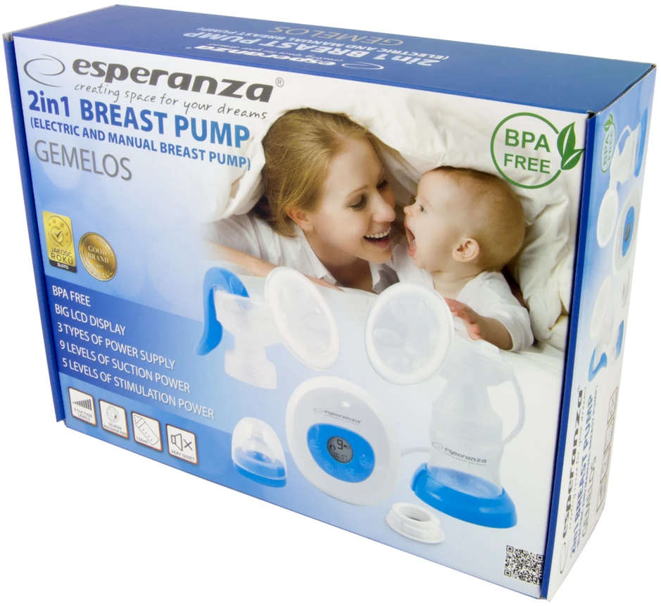Esperanza ECM003B breast pump 150 ml Electronic