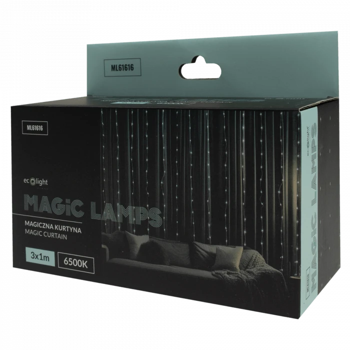 Eco Light Stebuklinga užuolaida 200LED 3m*1m 6500K, DC5V