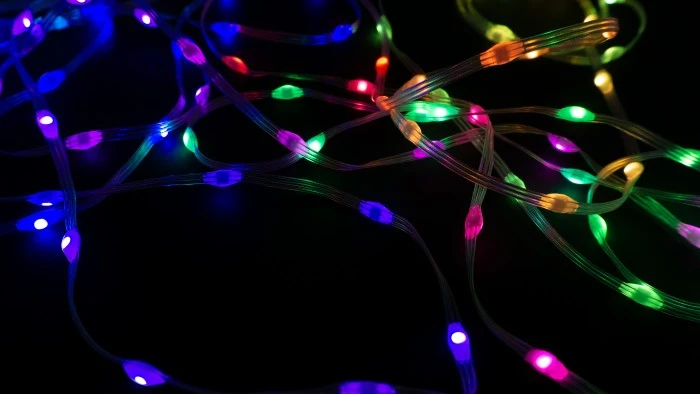 Eco Light Stebuklingos lemputės 1 mln. spalvų 200 LED 10 m DC5V