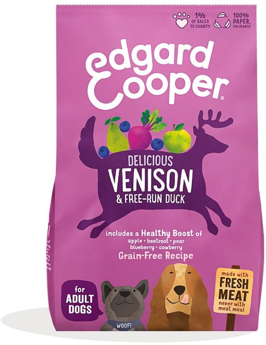 Edgard Cooper - Šviežia elniena ir laisvai auginta antis - 2,5kg (542503948513)