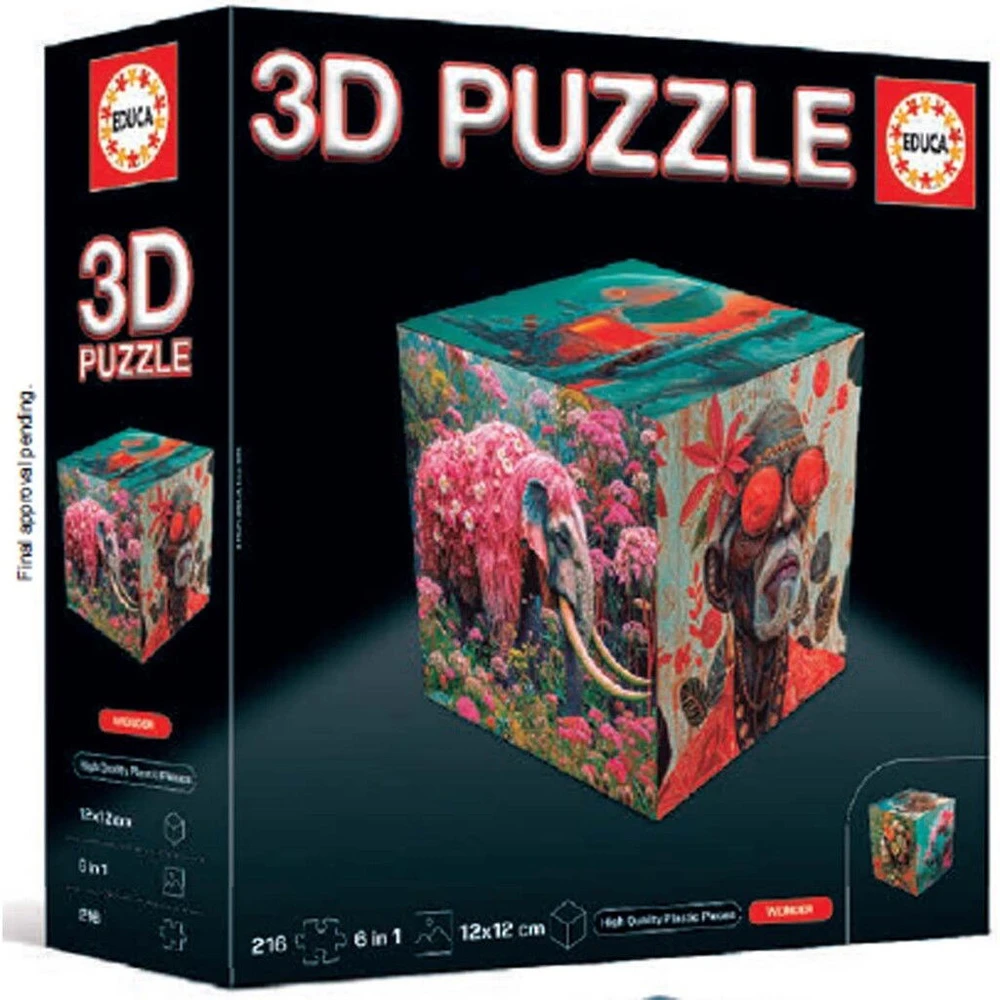 Educa - 3D dėlionės kubas stebuklas (80-20334)