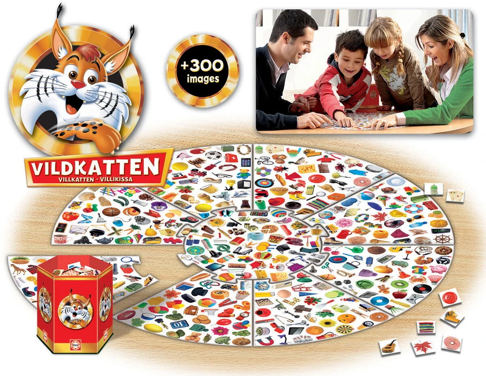 Educa - Vildkatten - 300 (danų k.) (016438)