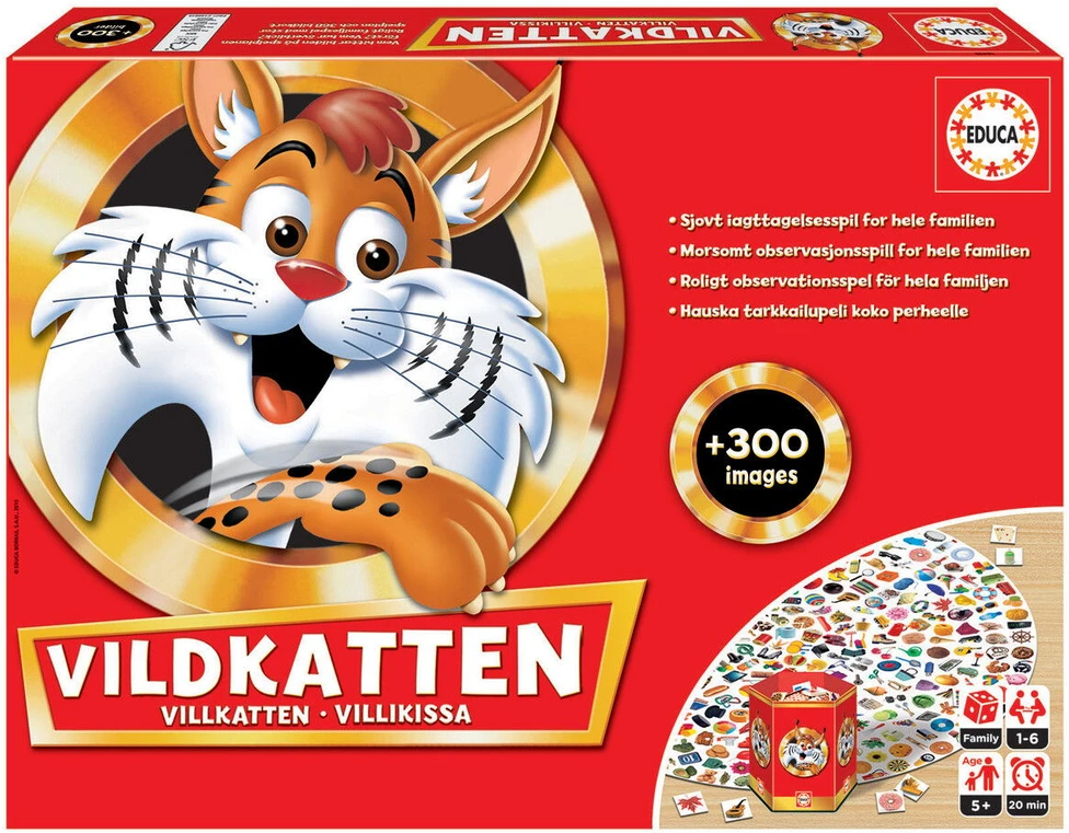 Educa - Vildkatten - 300 (danų k.) (016438)