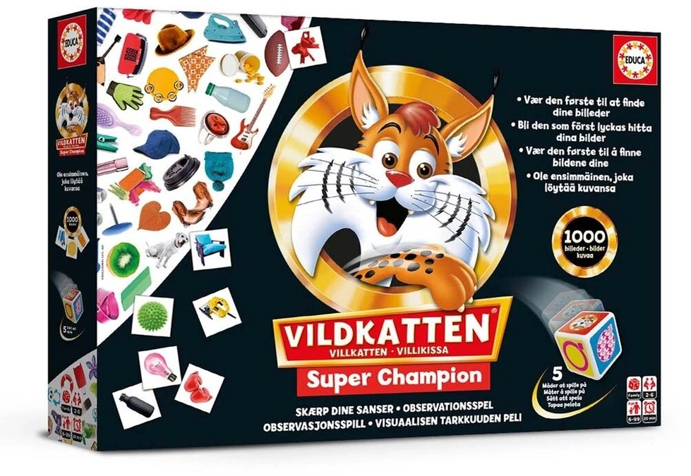 Educa Vildkatten Super Champion 1000 (Šiaurės šalių) (78-19540)