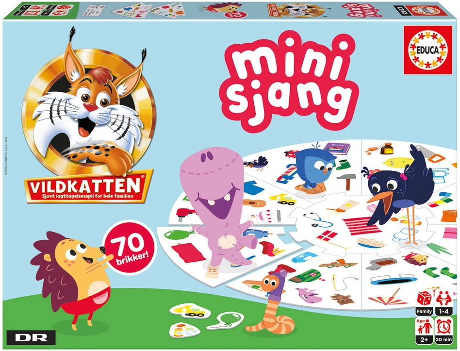 Educa,Vildkatten Vildkatten – Minisjang Børste (78-20167)