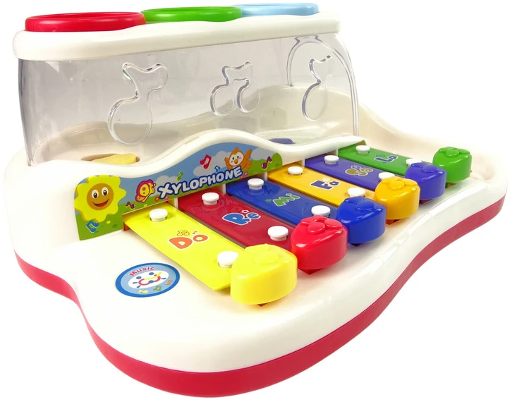 Lean Toys Ksilofonas su plaktuku vaikams nuo 18 mėn.