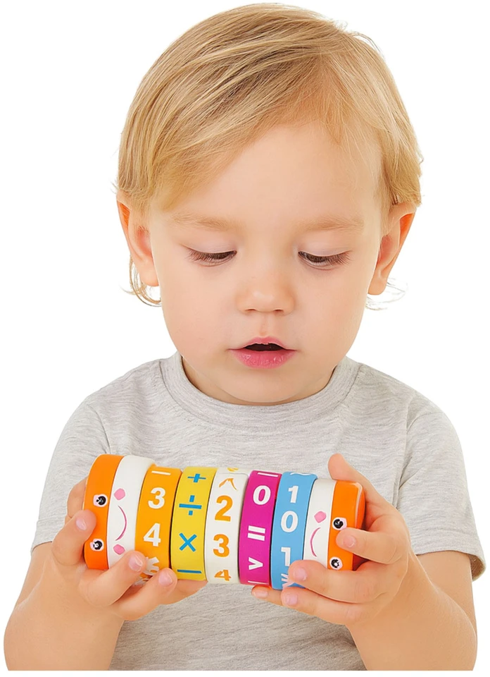 Lean Toys Švietimo matematinis volelis vaikams 12,5 cm