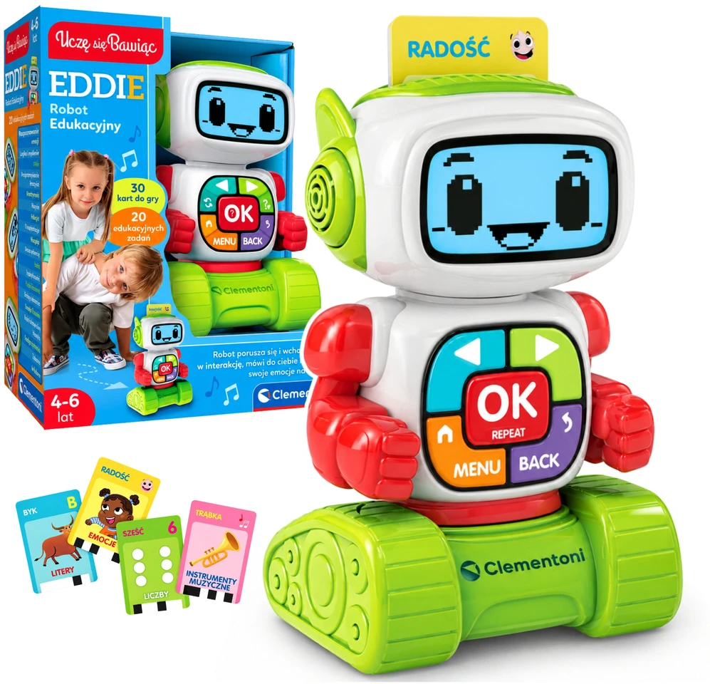 Clementoni Eddie edukacinis robotas