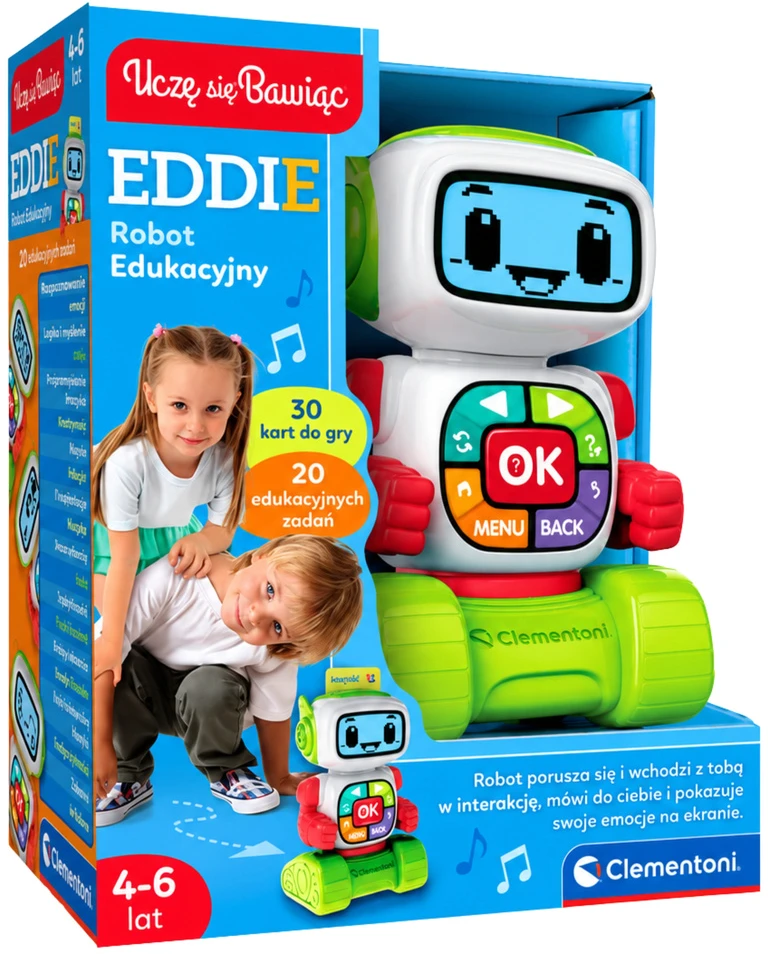 Clementoni Eddie edukacinis robotas