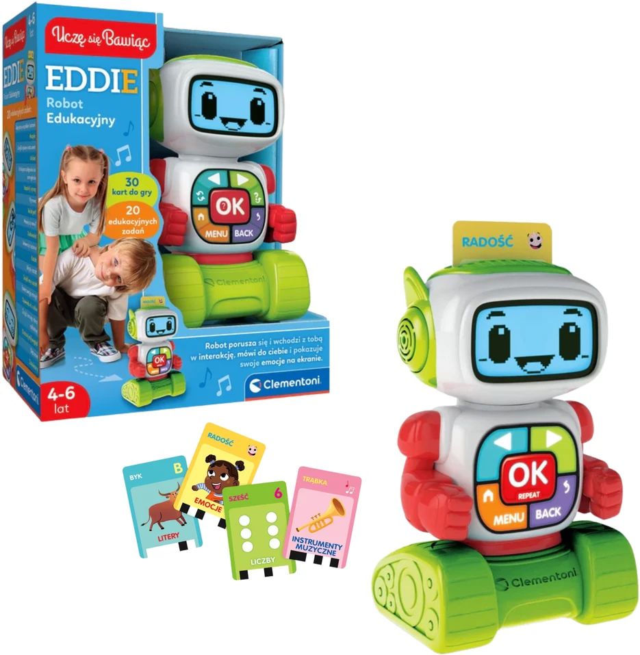Clementoni Eddie edukacinis robotas
