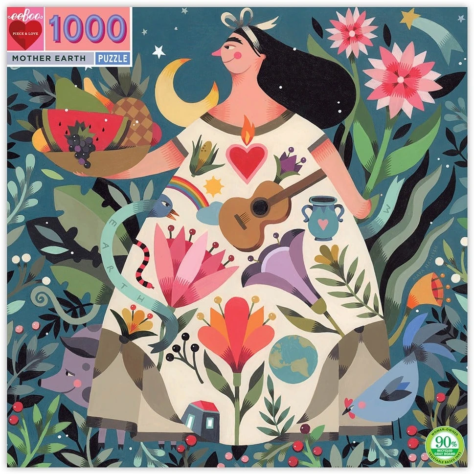eeBoo – Dėlionė – Motina Žemė, 1000 vnt (EPZTMOE)