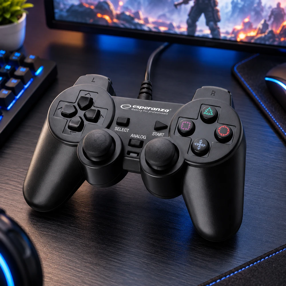 Gamepad Corsair Esperanza EG106 - juoda