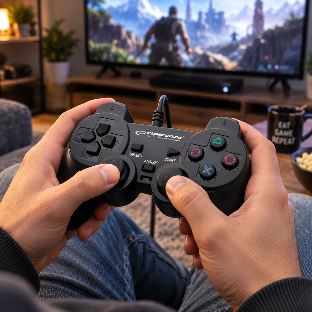 Gamepad Corsair Esperanza EG106 - juoda