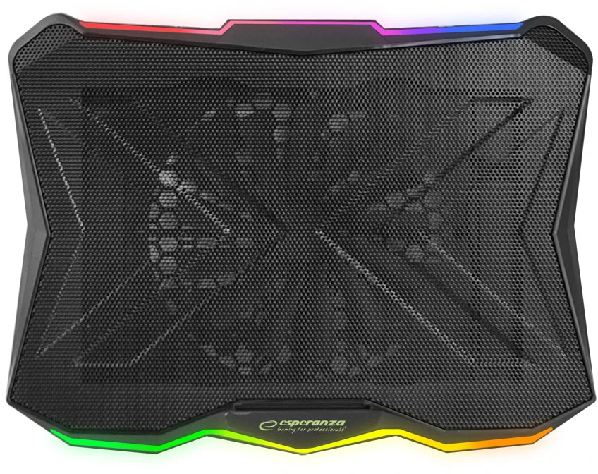 Esperanza EGC110 laptop cooling pad 43.2 cm (17") 800 RPM Juodas