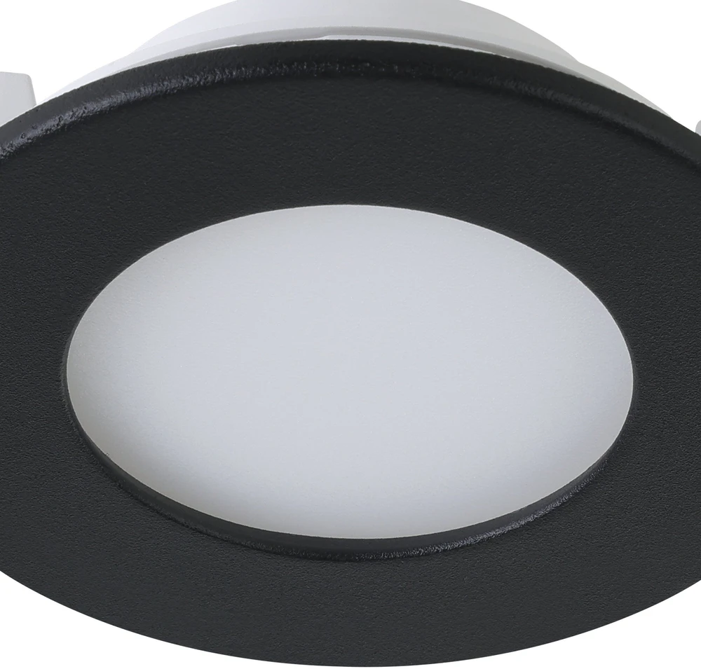Lubinis šviestuvas „Eglo“ – 3 „Fueva-Z“ įleidžiamų šviestuvų rinkinys Ø8,5 – išmaniosios reguliuojamos baltos spalvos – „Zigbee“ ir „Bluetooth“