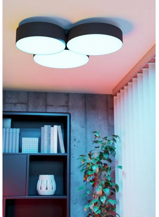 „Eglo“ – „Barbano-Z“ išmanusis lubinis šviestuvas – RGB, reguliuojama balta spalva ir valdymas per „Zigbee“ / „Bluetooth“