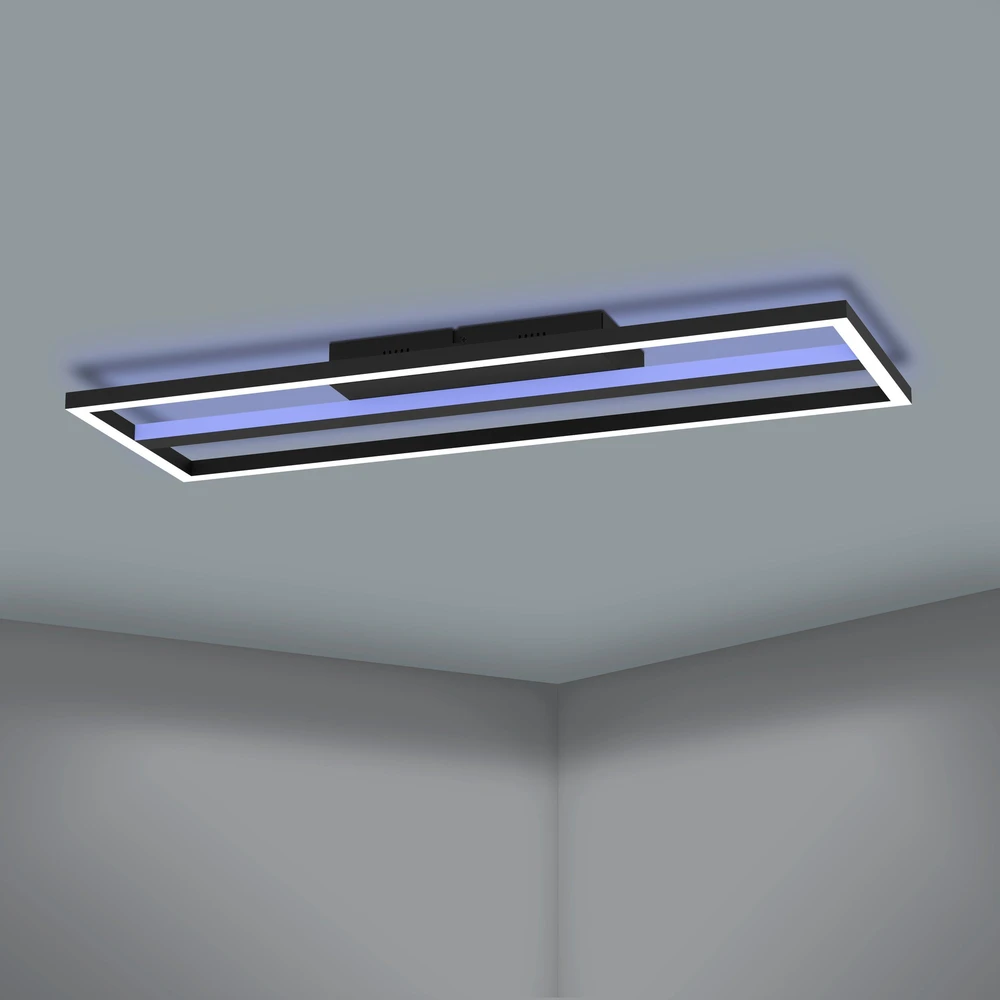 „Eglo“ – „Calagrano-Z“ išmanusis lubinis šviestuvas – 64 cm ilgio, RGB + TW, „Zigbee“ ir „Bluetooth“