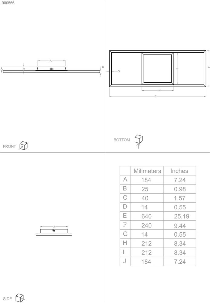 „Eglo“ – „Calagrano-Z“ išmanusis lubinis šviestuvas – RGB, reguliuojamo baltumo ir „Zigbee“ / „Bluetooth“ (ilgis 64 cm)