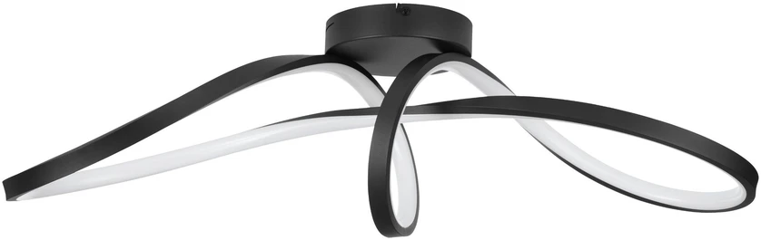 „Eglo“ – „Calarossa-Z“ išmanusis lubinis šviestuvas – juodas 70,5x23 – RGB + reguliuojama balta spalva – „Zigbee“ ir „Bluetooth“