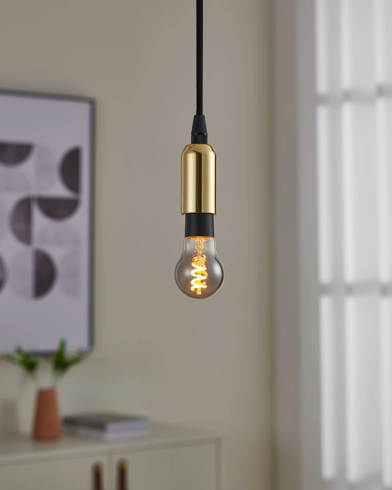 „Eglo“ – E14 P45 spiralinė išmanioji lemputė – dūminio stiklo, šiltai balta, su „Zigbee“ ir „Bluetooth“