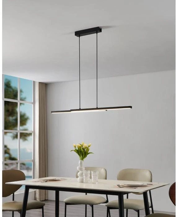 „Eglo“ – „Fraioli-Z“ išmanusis ilgas pakabinamas šviestuvas – RGB + reguliuojamo baltumo – „Zigbee“ ir „Bluetooth“