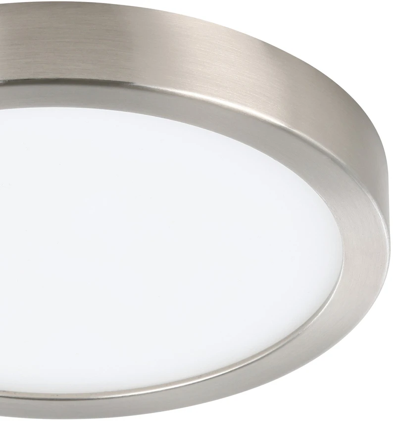 „Eglo Fueva-Z“ išmanusis lubinis šviestuvas Ø21 – šlifuoto plieno su „Zigbee“ ir „Bluetooth“